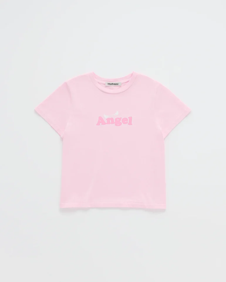 Angel Shrunken Pink T-shirt