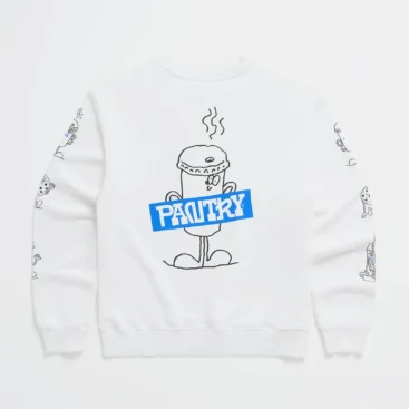 Madhappy Pantry Pals Fleece Crewneck White